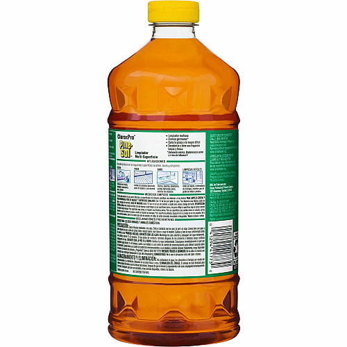 CloroxPro&trade; Pine-Sol Multi-Surface Cleaner Concentrate - 60 fl oz (1.9 quart) - Pine Scent - 384 / Pallet - Disinfectant, Deodorize, Residue-free, Pleasant Scent, Versatile - Amber (41773PL)
