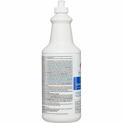 Clorox Healthcare Pull-Top Bleach Germicidal Cleaner Ready-To-Use - 32 fl oz (1 quart) - Anti-corrosive, Antibacterial, Disinfectant - White - 180 / Bundle (68832BD)