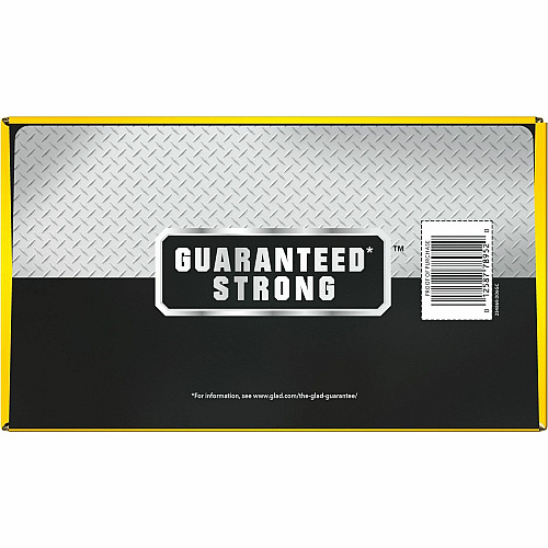 Glad Large Drawstring Trash Bags Large Size - 30 gal Capacity - 32.99" Length x 30" Width x 1.05 mil (27 Micron) Thickness - Drawstring Closure - Black - Plastic - Garbage, Indoor, Outdoor - 90/Box - 68 / Pallet (78952PL)