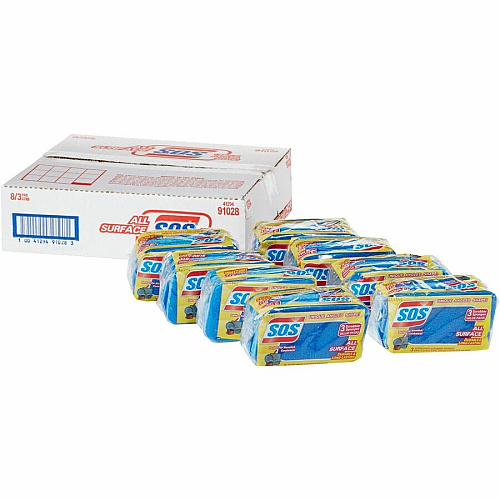 S.O.S. S.O.S All Surface Scrubber Sponge (91028BD)