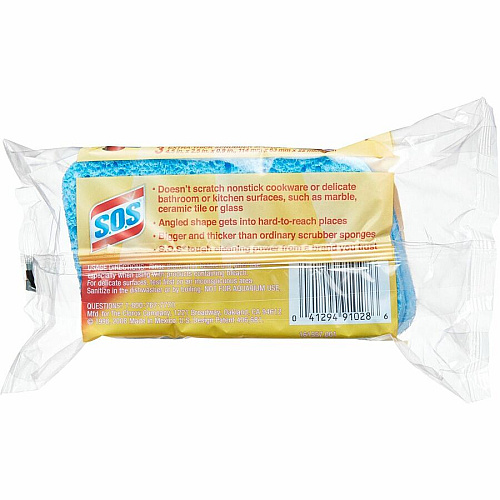 S.O.S. S.O.S All Surface Scrubber Sponge (91028BD)