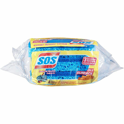 S.O.S. S.O.S All Surface Scrubber Sponge (91028BD)