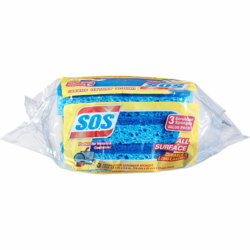 S.O.S. S.O.S All Surface Scrubber Sponge (91028BD)