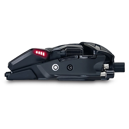 Mad Catz The Authentic R.A.T. 8+ Optical Gaming Mouse Pixart 3389 - Cable - Black - USB 2.0 - 16000 dpi - 11 Button(s) - 1 Each (MR05DCAMBL00)