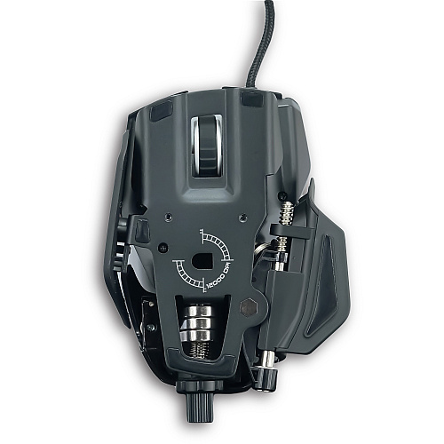 Mad Catz The Authentic R.A.T. 8+ Optical Gaming Mouse Pixart 3389 - Cable - Black - USB 2.0 - 16000 dpi - 11 Button(s) - 1 Each (MR05DCAMBL00)