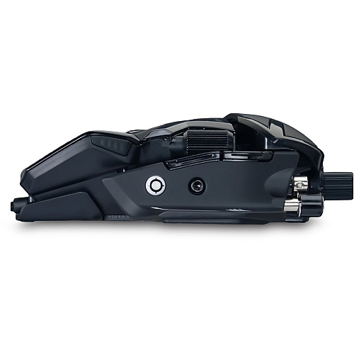 Mad Catz The Authentic R.A.T. 8+ Optical Gaming Mouse Pixart 3389 - Cable - Black - USB 2.0 - 16000 dpi - 11 Button(s) - 1 Each (MR05DCAMBL00)