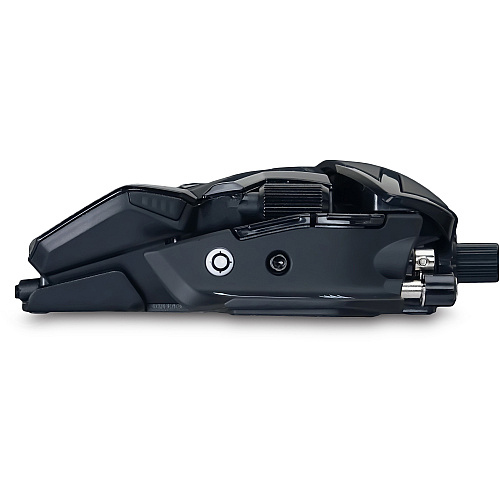 Mad Catz The Authentic R.A.T. 8+ Optical Gaming Mouse Pixart 3389 - Cable - Black - USB 2.0 - 16000 dpi - 11 Button(s) - 1 Each (MR05DCAMBL00)