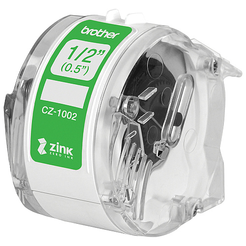 Brother Multipurpose Label 1/2" Width - Zero Ink (ZINK) - Paper - Water Resistant - 1 Each (CZ1002)