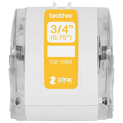 Brother Multipurpose Label 3/4" Width - Zero Ink (ZINK) - Paper - Water Resistant - 1 Each (CZ1003)