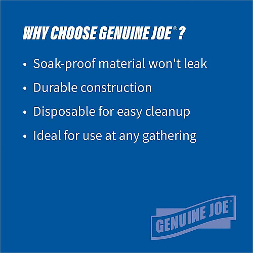 Genuine Joe 12 oz Paper Bowls Disposable - Multi - 125/Pack - 4 / Carton (GJO10322CT)