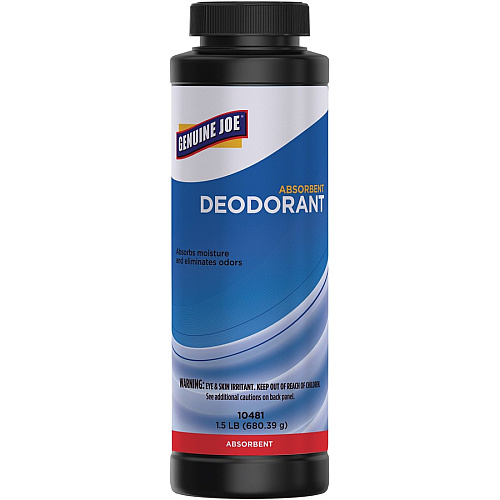 Genuine Joe Deodorizing Absorbent 24 oz (1.50 lb) - Recommended For: Odor Remover - Easy to Use, Absorbent, Caustic-free, Deodorant, Deodorize, Non-corrosive, No-mess, Non-hazardous - Light Brown - 1 Bottle (GJO10481)