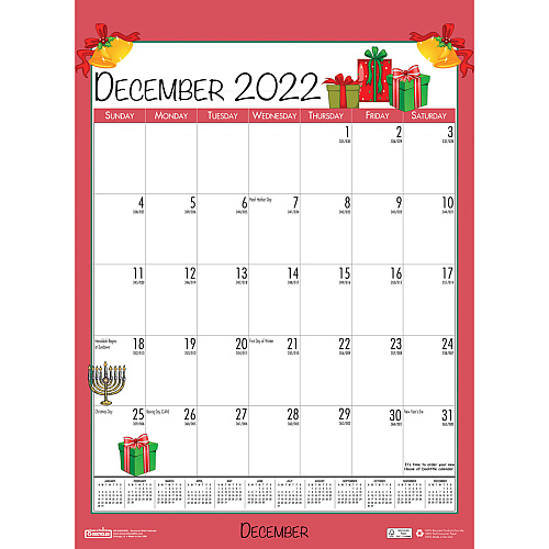 House of Doolittle Seasonal Academic Monthly Wall Calendar (3395)