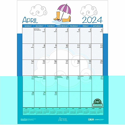 House of Doolittle Seasonal Academic Monthly Wall Calendar (3395)