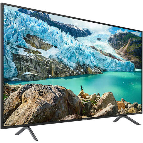 Samsung RU7100 UN50RU7100F 49.5" Smart LED-LCD TV - 4K UHDTV - Charcoal Black Edge LED Backlight - Alexa, Google Assistant Supported - Tizen - Dolby, Dolby Digital (UN50RU7100FXZA)