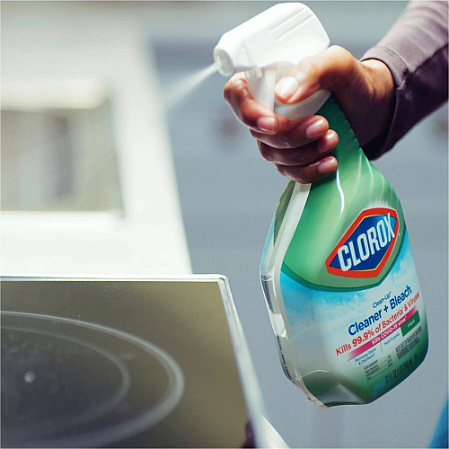 Clorox Clean-Up All Purpose Cleaner with Bleach For Multipurpose - 32 fl oz (1 quart) - Rain Clean Scent - Recommended For: Stain Remover - Deodorize, Disinfectant, Easy to Use - Multi Spray Bottle - 1 Each (30197)