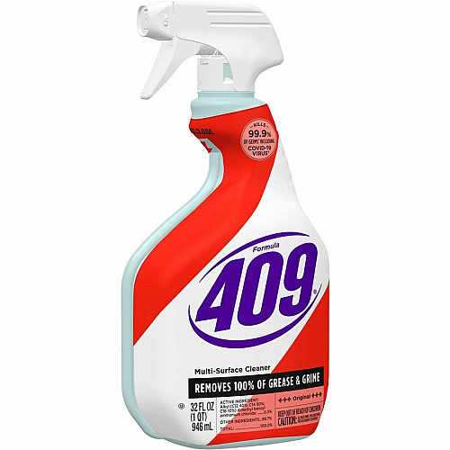 Formula 409 Multi-Surface Cleaner 32 fl oz (1 quart) - Original Scent - Recommended For: Grease Remover - Anti-bacterial, Deodorize, Disinfectant - White, Red - 1 Each (31220)