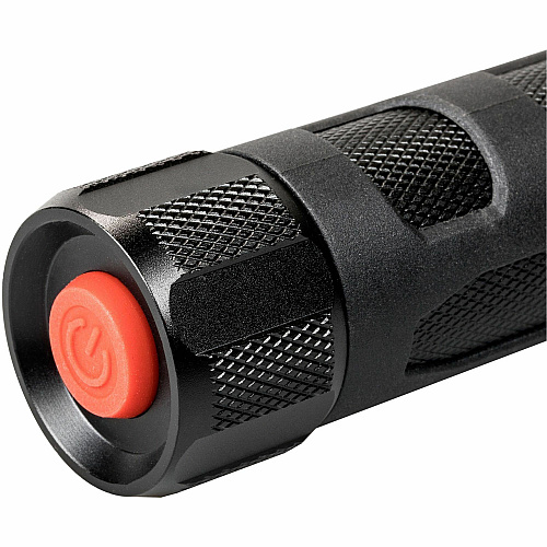 Dorcy Ultra HD Series Twist Flashlight 360 lm Lumen - 3 x AAA - Battery - Impact Resistant - Black, Red - 1 Each (414347)