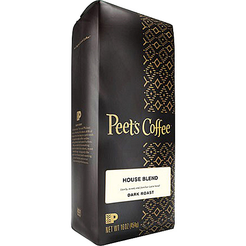 Peet's Coffee&trade; Whole Bean House Blend Coffee Dark - 16 oz - Whole Bean - 1 Each (500350)