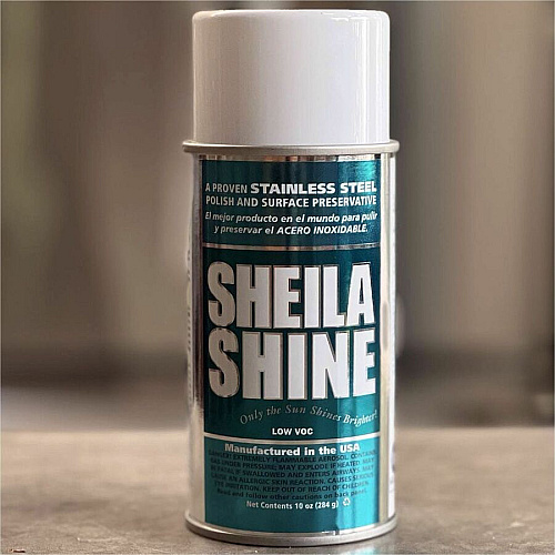 Sheila Shine Stainless Steel Polish 10 fl oz (0.3 quart) - White - 1 Each (SSCA10)
