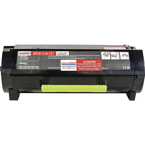 microMICR MICR Laser Toner Cartridge - Alternative for Lexmark 56F1000 - Black - 1 Each 6000 Pages (MICRTLN721)
