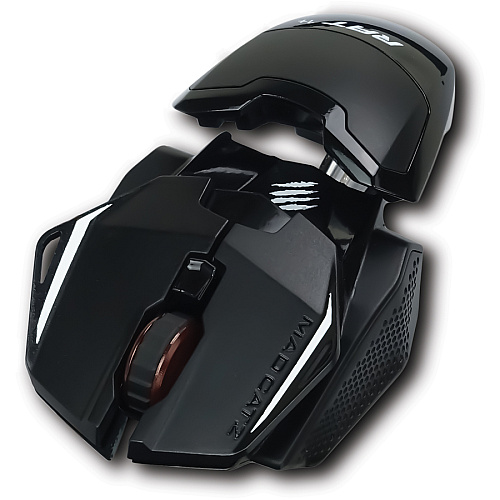 Mad Catz The Authentic R.A.T. 1+ Optical Gaming Mouse Optical - Cable - USB - 2000 dpi - Scroll Wheel - 1 Each (MR01MCAMBL00)