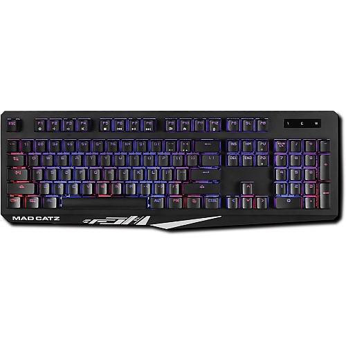 Mad Catz The Authentic S.T.R.I.K.E. 2 Membrane Gaming Keyboard - Black Cable Connectivity - Multimedia Hot Key(s) - Membrane Keyswitch (KS13MRUSBL00)