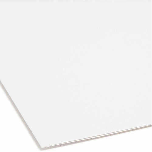 Smead 1/3 Tab Cut Letter Recycled Fastener Folder 8 1/2" x 11" - 3/4" Expansion - 2 x Prong K Style Fastener(s) - 2" Fastener Capacity - Assorted Tab Position - 11 pt. - White - 10% Recycled - 50 / Box (12840)