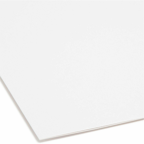 Smead 1/3 Tab Cut Letter Recycled Fastener Folder 8 1/2" x 11" - 3/4" Expansion - 2 x Prong K Style Fastener(s) - 2" Fastener Capacity - Assorted Tab Position - 11 pt. - White - 10% Recycled - 50 / Box (12840)