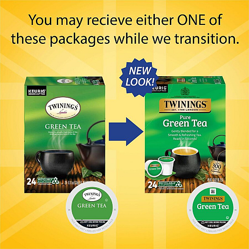 Twinings of London Tea Green Tea K-Cup Green Tea - 24 / Box (08759)