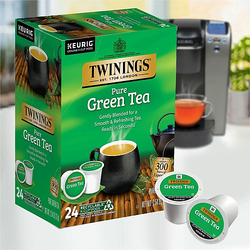 Twinings of London Tea Green Tea K-Cup Green Tea - 24 / Box (08759)
