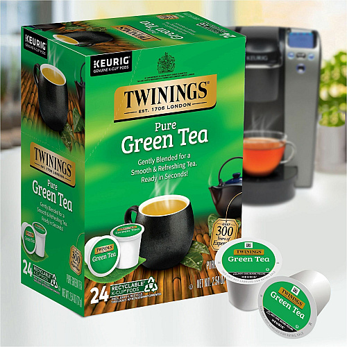 Twinings of London Tea Green Tea K-Cup Green Tea - 24 / Box (08759)