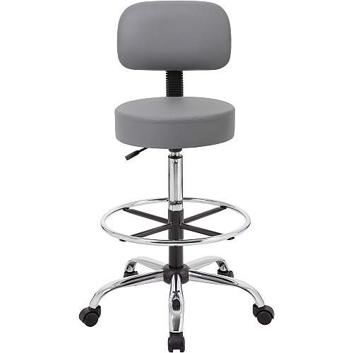 Boss B16245-GY Drafting Stool
