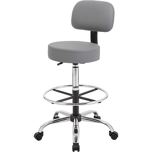 Boss B16245-GY Drafting Stool