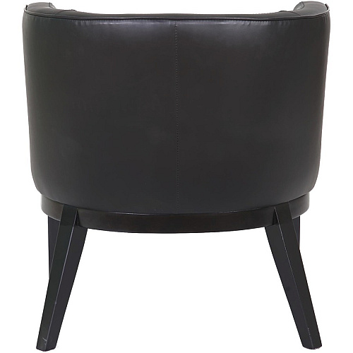 Boss Ava Accent Chair-Black Black Seat Color - Vinyl, Plush Seat Material - Black Back Color - Vinyl Back Material - Black Frame Color - Four-legged Base - 1 Each (B529BKBK)