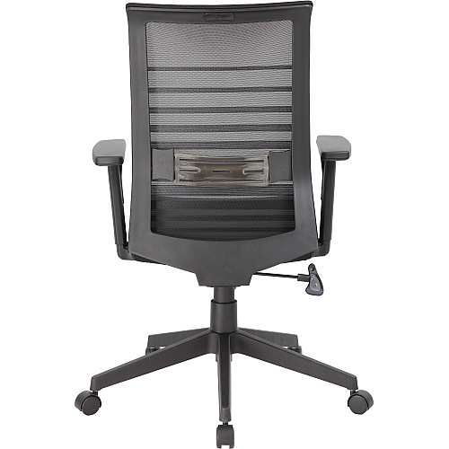 Boss Mesh Task Chair Black Seat Color - Black Back Color - Mesh Back Material - Black Frame Color - 5-star Base - 1 Each (B6566BK)