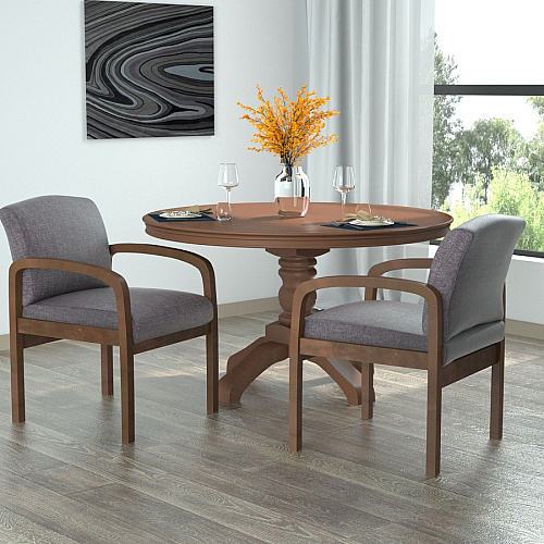 Boss NTR (No Tools Required) Guest Chair Slate Gray Seat Color - Slate Gray Back Color - Driftwood Frame Color - Four-legged Base - 1 Each (B9580DWSG)
