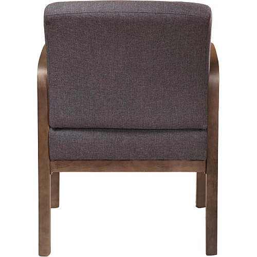 Boss NTR (No Tools Required) Guest Chair Slate Gray Seat Color - Slate Gray Back Color - Driftwood Frame Color - Four-legged Base - 1 Each (B9580DWSG)