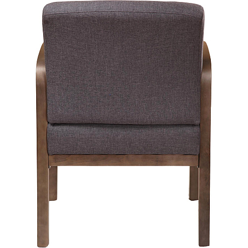 Boss NTR (No Tools Required) Guest Chair Slate Gray Seat Color - Slate Gray Back Color - Driftwood Frame Color - Four-legged Base - 1 Each (B9580DWSG)