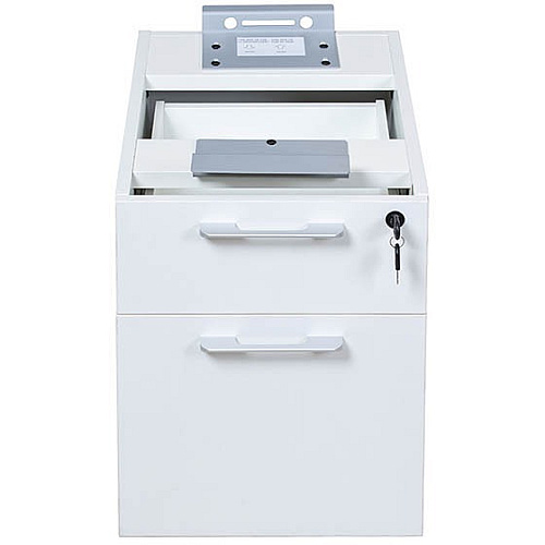 Boss Simple System Hanging Pedestal 19" Height x 15.5" Width x 22.8" Depth - Finish: White - 1 Each (S503WT)