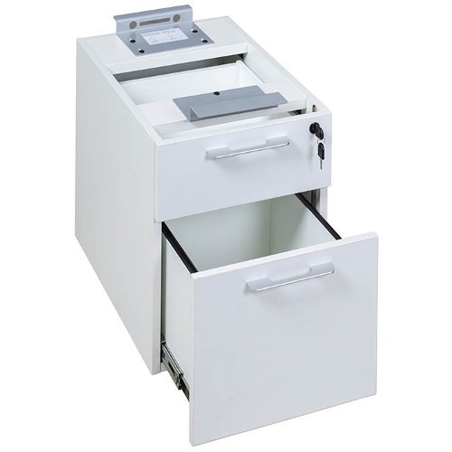 Boss Simple System Hanging Pedestal 19" Height x 15.5" Width x 22.8" Depth - Finish: White - 1 Each (S503WT)