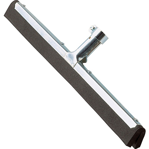 Ettore Wipe 'n Dry Floor Squeegee 22" Rubber Blade - 1.3" Height x 22" Width x 4" Length - Durable, Rust Resistant, Long Lasting - Steel Gray - 10 / Carton (1636CT)