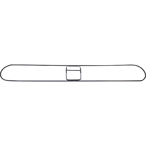 Genuine Joe Clip-On 36" Dust Mop Frame 360&deg; Swivel, Rust Resistant, Chrome Plated, Reinforced - Chrome - Steel - 12 / Carton (GJO02309CT)