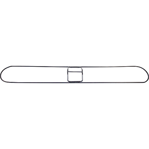 Genuine Joe Clip-On 36" Dust Mop Frame 360&deg; Swivel, Rust Resistant, Chrome Plated, Reinforced - Chrome - Steel - 12 / Carton (GJO02309CT)