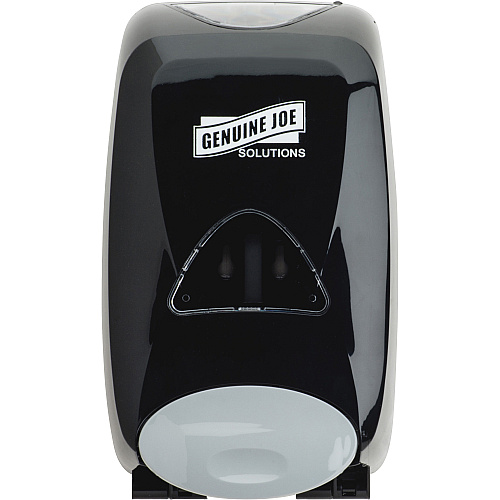 Genuine Joe Solutions Soap Dispenser Manual - 1.32 quart Capacity - Black - 6 / Carton (GJO98206CT)