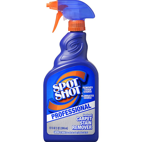 Spot Shot Professional Instant Carpet Stain Remover For Carpet - 32 fl oz (1 quart) - Odor Neutralizer, Water Based - Clear - 12 / Carton (009729CT)