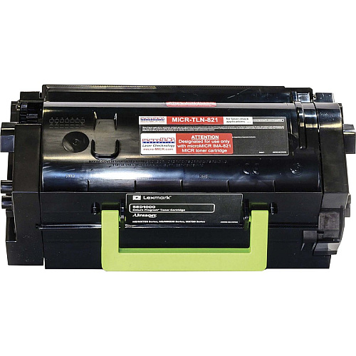 microMICR MICR Laser Toner Cartridge - Alternative for Lexmark 58D1000 - Black - 1 Each 7500 Pages (MICRTLN821)