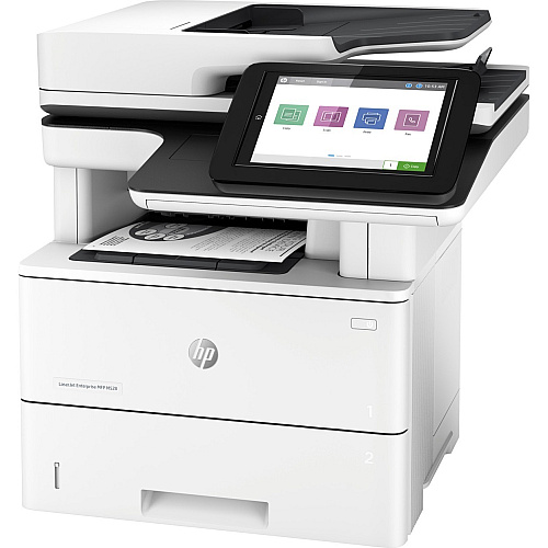 HP LaserJet M528dn Laser Multifunction Printer - Monochrome Copier/Printer/Scanner - 43 ppm Mono Print - 1200 x 1200 dpi Print - Automatic Duplex Print - Up to 150000 Pages Monthly - 650 sheets Input - Color Scanner - 600 dpi Optical Scan - Gigab (1PV64A)