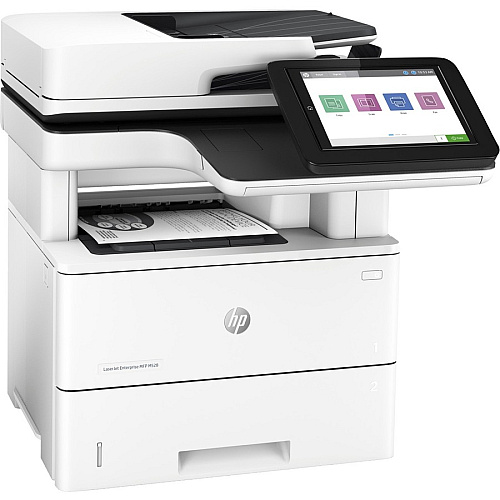 HP LaserJet M528dn Laser Multifunction Printer - Monochrome Copier/Printer/Scanner - 43 ppm Mono Print - 1200 x 1200 dpi Print - Automatic Duplex Print - Up to 150000 Pages Monthly - 650 sheets Input - Color Scanner - 600 dpi Optical Scan - Gigab (1PV64A)