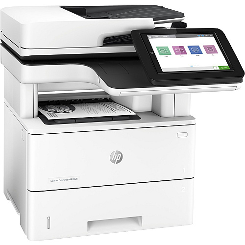 HP LaserJet M528dn Laser Multifunction Printer - Monochrome Copier/Printer/Scanner - 43 ppm Mono Print - 1200 x 1200 dpi Print - Automatic Duplex Print - Up to 150000 Pages Monthly - 650 sheets Input - Color Scanner - 600 dpi Optical Scan - Gigab (1PV64A)
