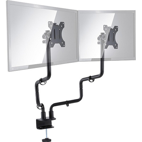 Allsop Metal Art Dual Monitor Arms - 2 Display(s) Supported - 32" Screen Support - 30.80 lb Load Capacity - Metal - 1 Each (32146)